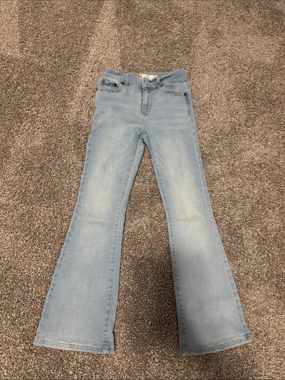 Levi's Light Blue Flare Jeans for girls